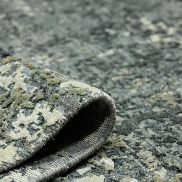 AMER Rugs Mystique MYS-23 Hand-Knotted Abstract Modern & Contemporary Area Rug Gray/Blue 12' x 15'