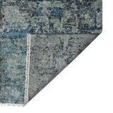 AMER Rugs Mystique MYS-25 Hand-Knotted Abstract Modern & Contemporary Area Rug Blue 12' x 15'