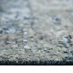 AMER Rugs Mystique MYS-25 Hand-Knotted Abstract Modern & Contemporary Area Rug Blue 12' x 15'