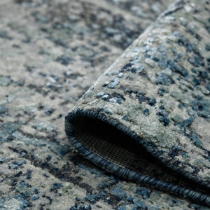 AMER Rugs Mystique MYS-25 Hand-Knotted Abstract Modern & Contemporary Area Rug Blue 12' x 15'