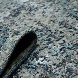 AMER Rugs Mystique MYS-25 Hand-Knotted Abstract Modern & Contemporary Area Rug Blue 12' x 15'