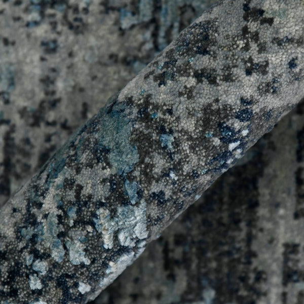 AMER Rugs Mystique MYS-25 Hand-Knotted Abstract Modern & Contemporary Area Rug Blue 12' x 15'