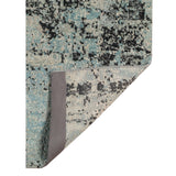 AMER Rugs Mystique MYS-27 Hand-Knotted Abstract Modern & Contemporary Area Rug Gray/Blue 12' x 15'