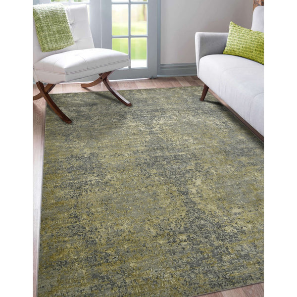 AMER Rugs Mystique MYS-30 Hand-Knotted Abstract Modern & Contemporary Area Rug Gold 12' x 15'