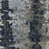 AMER Rugs Mystique MYS-48 Hand-Knotted Abstract Modern & Contemporary Area Rug Blue 12' x 15'