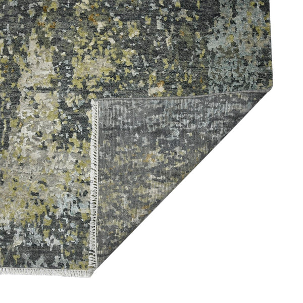 AMER Rugs Mystique MYS-8 Hand-Knotted Abstract Modern & Contemporary Area Rug Steel Gray 12' x 15'