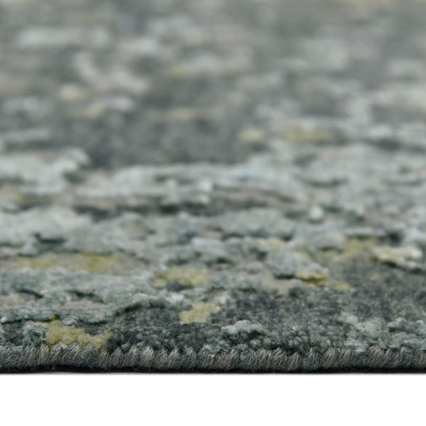 AMER Rugs Mystique MYS-8 Hand-Knotted Abstract Modern & Contemporary Area Rug Steel Gray 12' x 15'