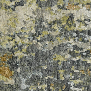 AMER Rugs Mystique MYS-8 Hand-Knotted Abstract Modern & Contemporary Area Rug Steel Gray 12' x 15'