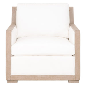 Essentials for Living Stitch & Hand - Dining & Bedroom Manhattan Wood Trim Sofa Chair 6720-1.LPPRL/NG