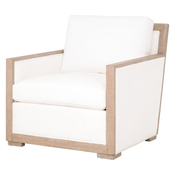 Essentials for Living Stitch & Hand - Dining & Bedroom Manhattan Wood Trim Sofa Chair 6720-1.LPPRL/NG