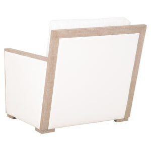 Essentials for Living Stitch & Hand - Dining & Bedroom Manhattan Wood Trim Sofa Chair 6720-1.LPPRL/NG