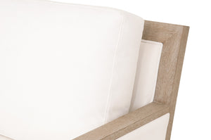 Essentials for Living Stitch & Hand - Dining & Bedroom Manhattan Wood Trim Sofa Chair 6720-1.LPPRL/NG