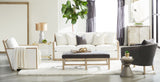 Essentials for Living Stitch & Hand - Dining & Bedroom Manhattan Wood Trim Sofa Chair 6720-1.LPPRL/NG