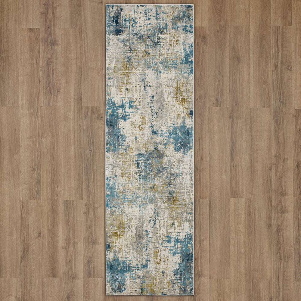 Karastan Rugs Tryst Marseille Machine Woven Rayon Viscose Abstract Modern Contemporary Area Rug RG073 103 030096 IP