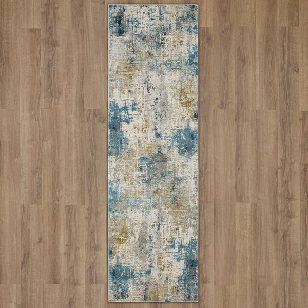 Karastan Rugs Tryst Marseille Machine Woven Rayon Viscose Abstract Modern Contemporary Area Rug RG073 103 030096 IP