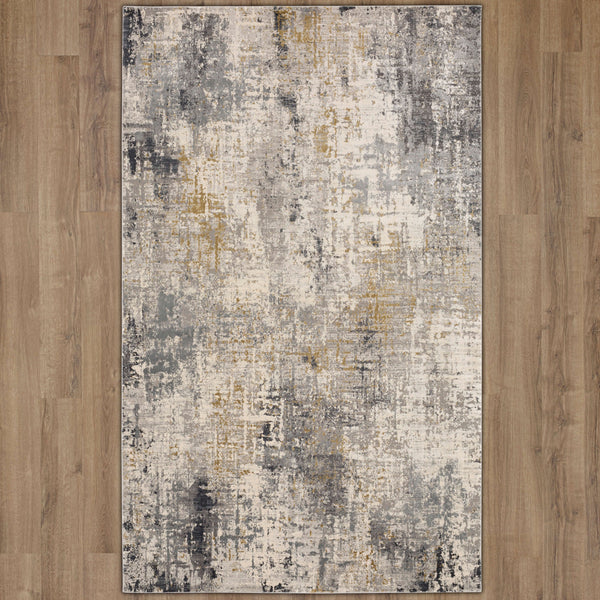 Karastan Rugs Tryst Marseille Machine Woven Rayon Viscose Abstract Modern Contemporary Area Rug RG073 131 144180 IP