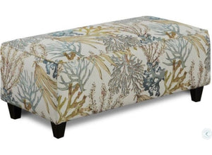 Fusion 100 Transitional Cocktail Ottoman 100 Coral Reef Carribean Cocktail Ottoman
