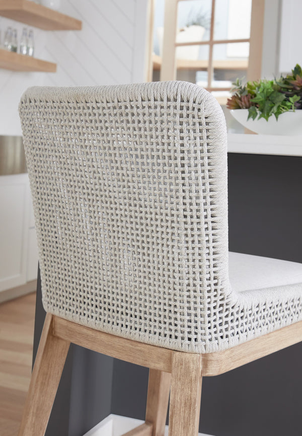 Essentials for Living Woven Mesh Counter Stool 6853CS.WHT/WHT/NG