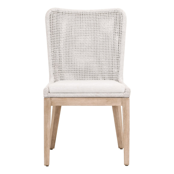 Essentials for Living Woven Mesh Dining Chair - Set of 2 6854.WHT/WHT/NG
