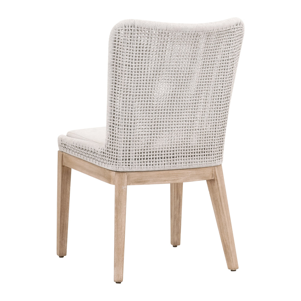 Essentials for Living Woven Mesh Dining Chair - Set of 2 6854.WHT/WHT/NG
