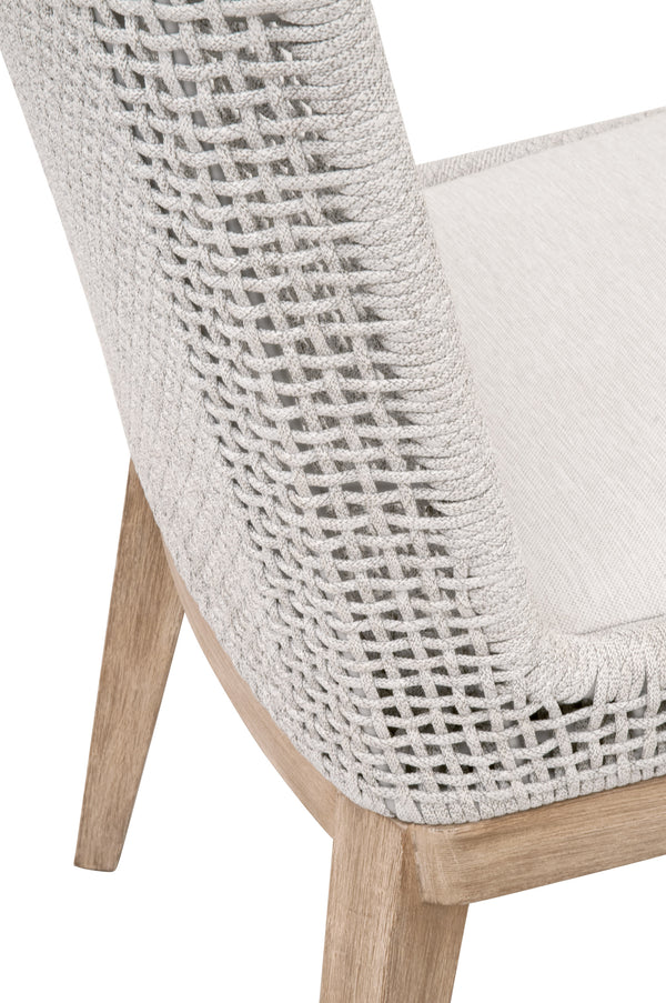 Essentials for Living Woven Mesh Dining Chair - Set of 2 6854.WHT/WHT/NG