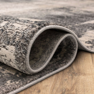 Karastan Rugs Tryst Milan Machine Woven Rayon Viscose Abstract Modern Contemporary Area Rug RG077 131 144180 IP