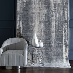 Karastan Rugs Tryst Milan Machine Woven Rayon Viscose Abstract Modern Contemporary Area Rug RG077 131 060096 IP