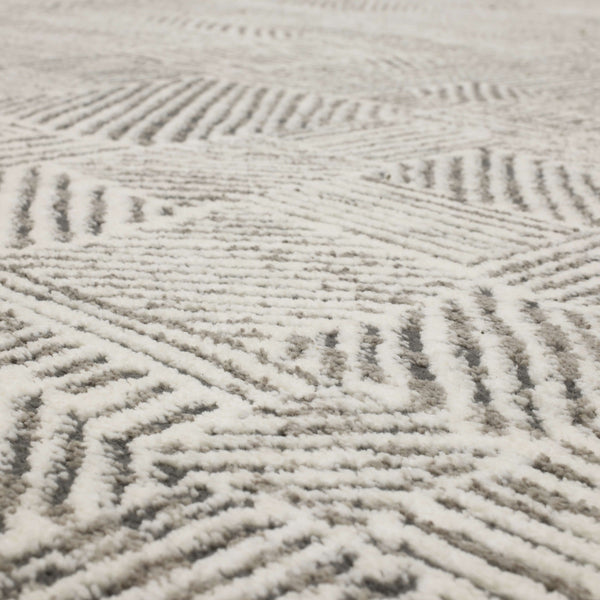 Karastan Rugs Minoan Frost Grey 9' 6" x 12' 11" Area Rug