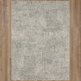 Karastan Rugs Minoan Frost Grey 9' 6" x 12' 11" Area Rug