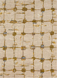 Karastan Rugs Mirage Brushed Gold 9' 6" x 12' 11" Area Rug
