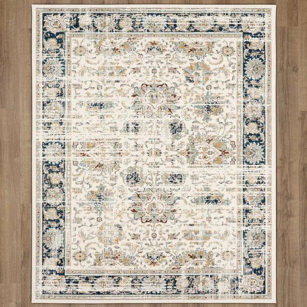 Karastan Rugs Mistral Alabaster 9' 6" x 12' 11" Area Rug