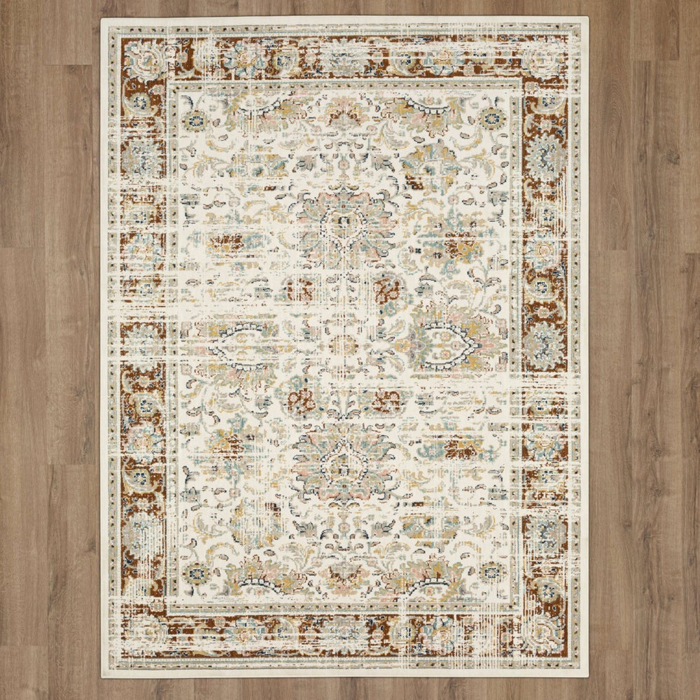 Karastan Rugs Mistral Rust 9' 6" x 12' 11" Area Rug