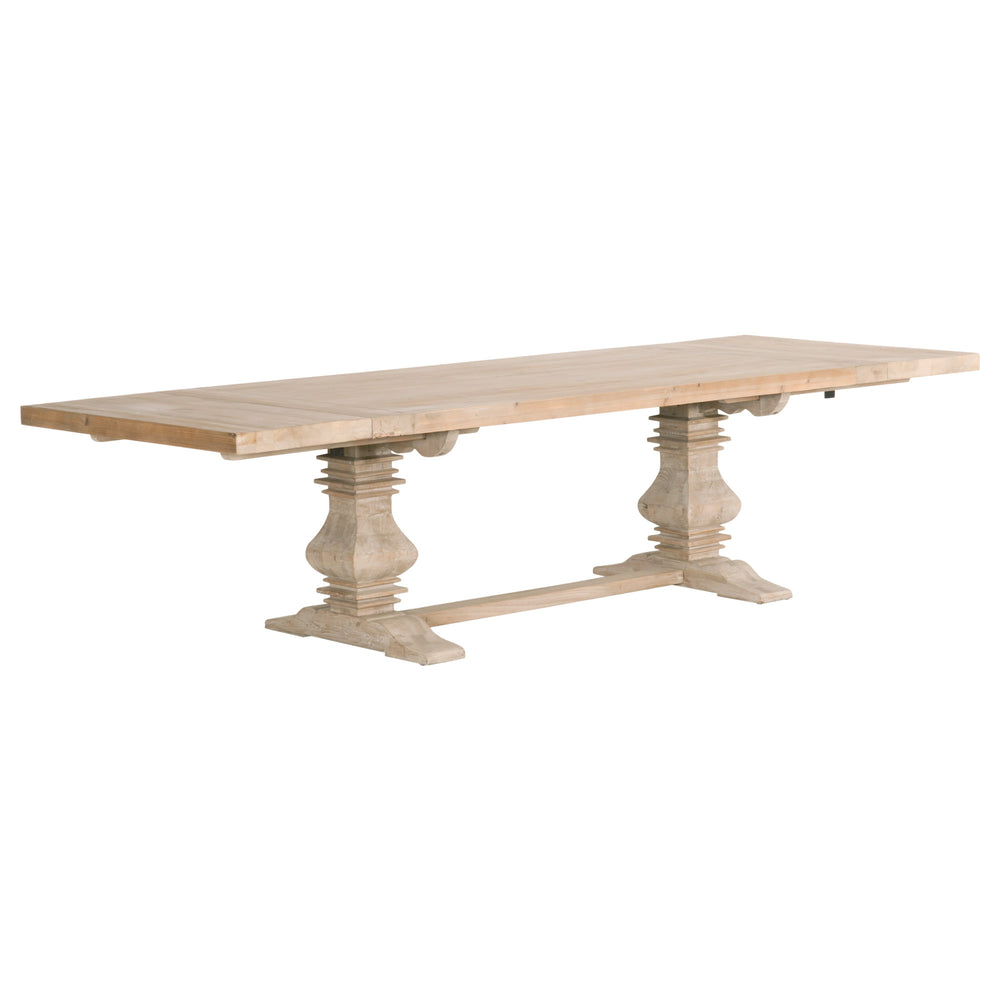 Essentials for Living Bella Antique Monastery Extension Dining Table 8040.SGRY-PNE