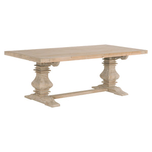 Essentials for Living Bella Antique Monastery Extension Dining Table 8040.SGRY-PNE