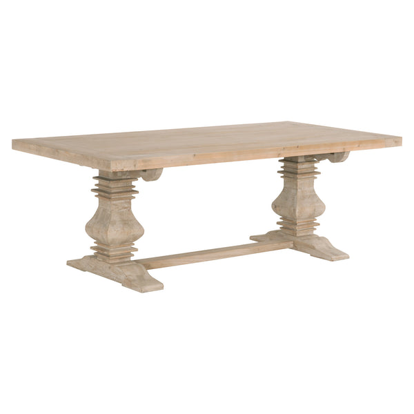 Essentials for Living Bella Antique Monastery Extension Dining Table 8040.SGRY-PNE