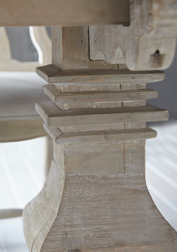 Essentials for Living Bella Antique Monastery Extension Dining Table 8040.SGRY-PNE