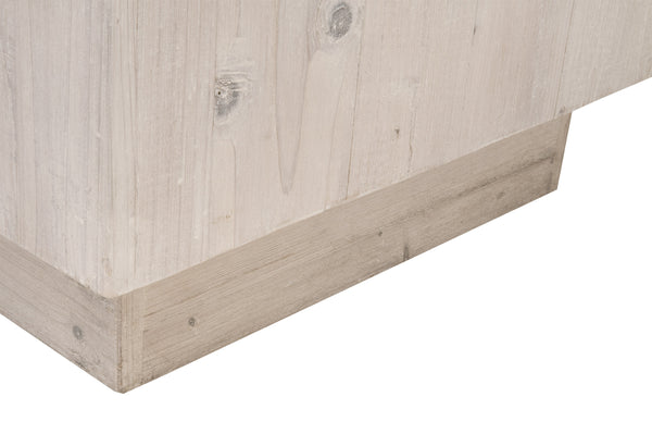 Essentials for Living Bella Antique Montauk End Table 8096.WW-PNE