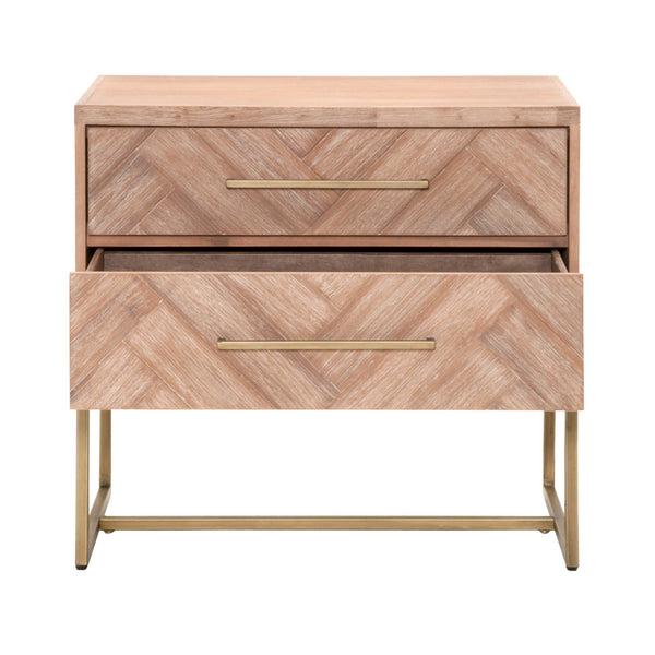 Essentials for Living Traditions Mosaic 2-Drawer Nightstand 6048.SW