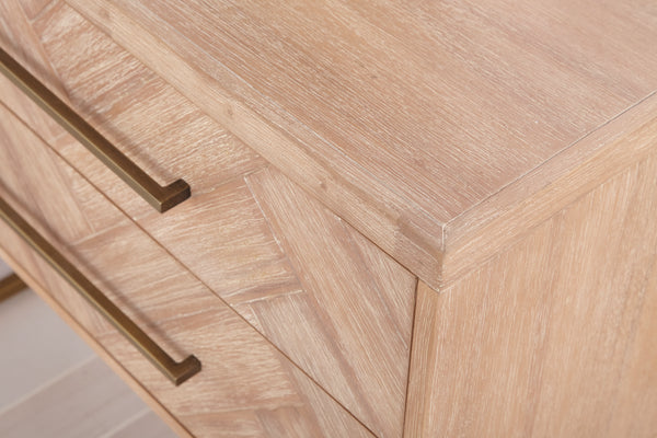 Essentials for Living Traditions Mosaic 2-Drawer Nightstand 6048.SW