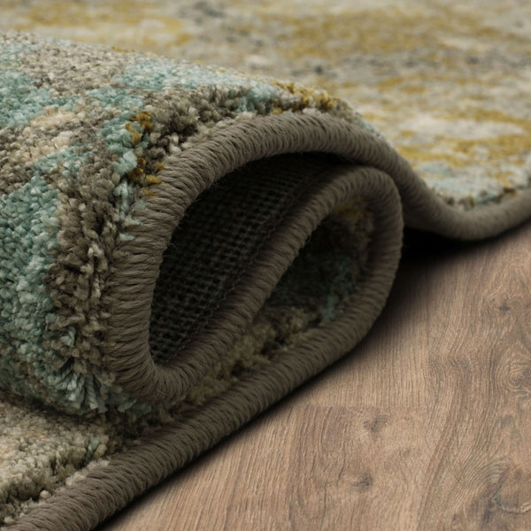 Karastan Rugs Moy Willow Grey 8' x 8' Area Rug