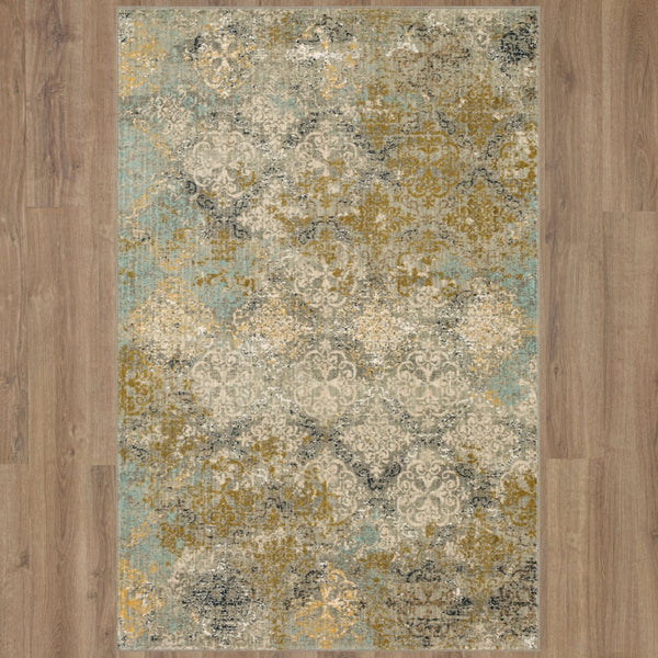 Karastan Rugs Moy Willow Grey 12' x 15' Area Rug
