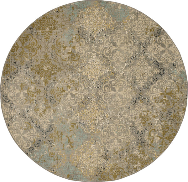 Karastan Rugs Moy Willow Grey 8' x 8' Area Rug