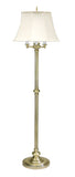 Newport 66" Antique Brass Six-Way Floor Lamp