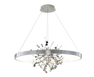 Bethel Chrome LED Chandelier in Stainless Steel & Aluminum