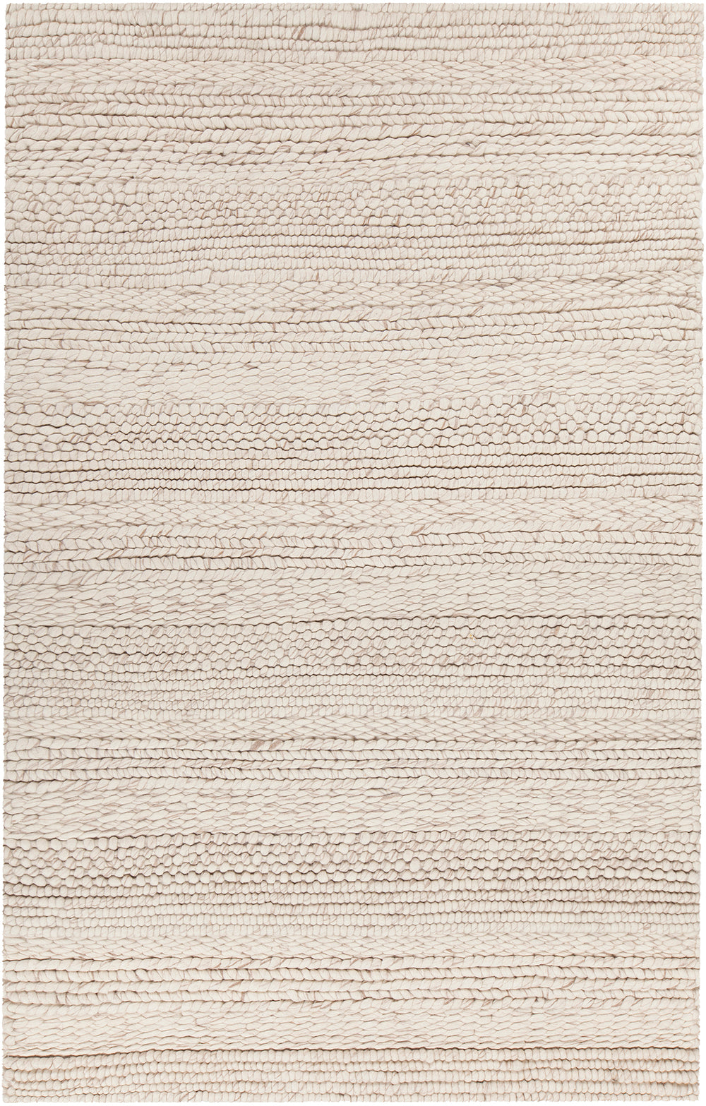 Chandra Rugs Naja 100% Wool Hand-Woven Contemporary Rug Natural 9' x 13'