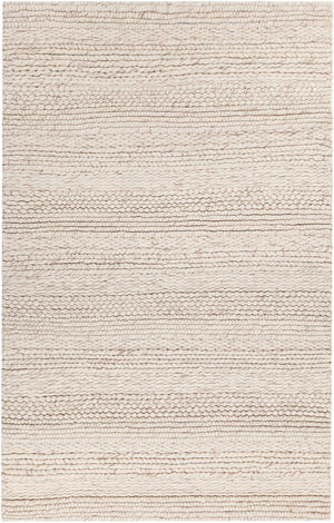 Chandra Rugs Naja 100% Wool Hand-Woven Contemporary Rug Natural 9' x 13'