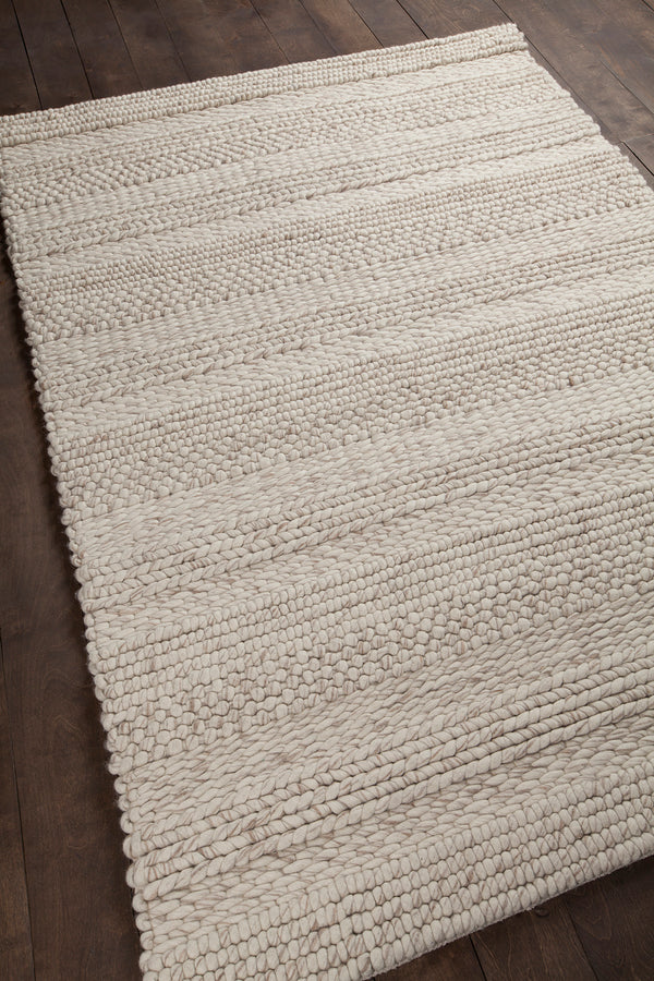 Chandra Rugs Naja 100% Wool Hand-Woven Contemporary Rug Natural 9' x 13'