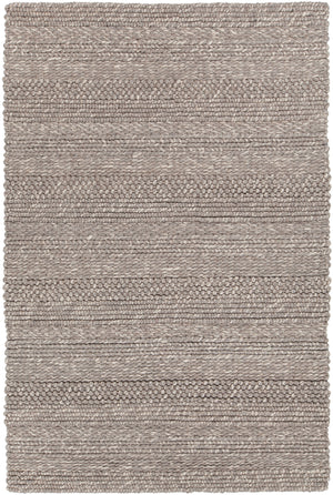 Chandra Rugs Naja 100% Wool Hand-Woven Contemporary Rug Grey 9' x 13'