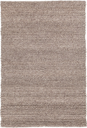 Chandra Rugs Naja 100% Wool Hand-Woven Contemporary Rug Brown 9' x 13'