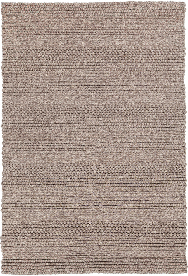 Chandra Rugs Naja 100% Wool Hand-Woven Contemporary Rug Brown 9' x 13'